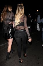 CORINNE OLYMPIOS Arrives at Halloween Party at Poppy Club in West Hollywood 10/31/2017