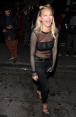 CORINNE OLYMPIOS Arrives at Halloween Party at Poppy Club in West Hollywood 10/31/2017