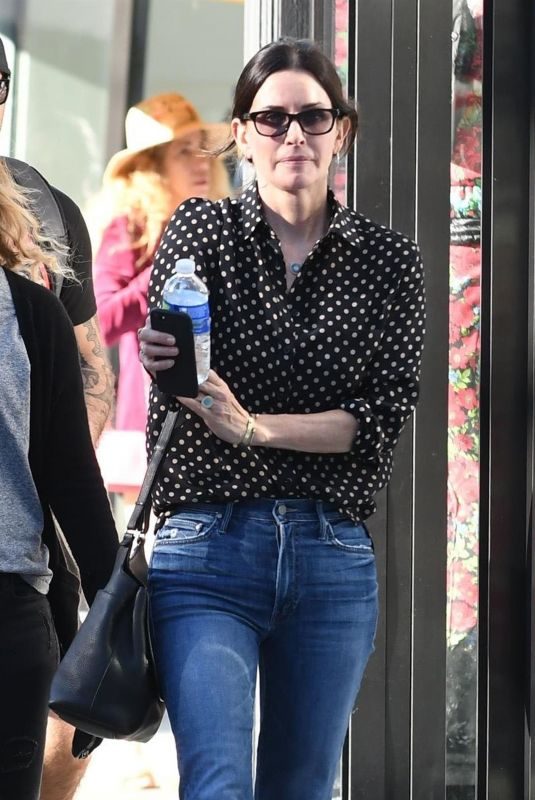 COURTENEY COX Out and About in Beverly Hills 11/14/2017