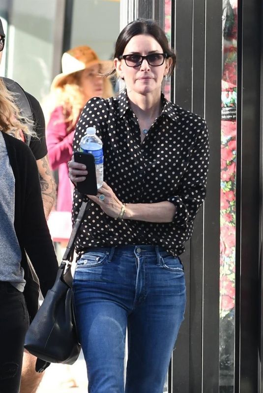 COURTENEY COX Out and About in Beverly Hills 11/14/2017