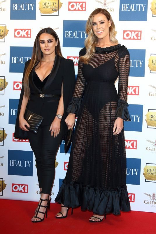 COURTNEY GREEN and CHLOE MEADOWS at OK! Magazine Beauty Awards in London 11/28/2017