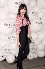 DAISY LOWE at Eos Lip Balm Winter Lips Party in London 11/14/2017