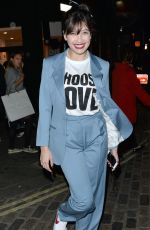 DAISY LOWE Leaves Choose Love Event in London 11/23/2017
