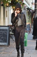 DAISY LOWE Out Shopping in Primrose Hill 11/06/2017