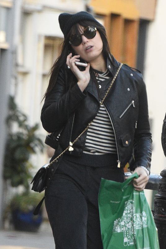 DAISY LOWE Out Shopping in Primrose Hill 11/06/2017