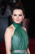 DAISY RIDLEY at Murder on the Orient Express Premiere in London 11/02/2017