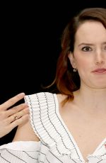 DAISY RIDLEY at Murder on the Orient Express Press Conference in London 11/03/2017