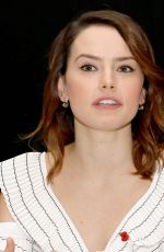 DAISY RIDLEY at Murder on the Orient Express Press Conference in London 11/03/2017