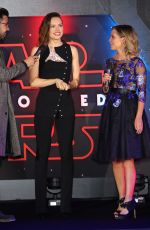 DAISY RIDLEY at Star Wars: The Last Jedi Premiere in Mexico City 11/20/2017