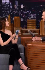 DAISY RIDLEY at Tonight Show Starring Jimmy Fallon in New York 11/28/2017