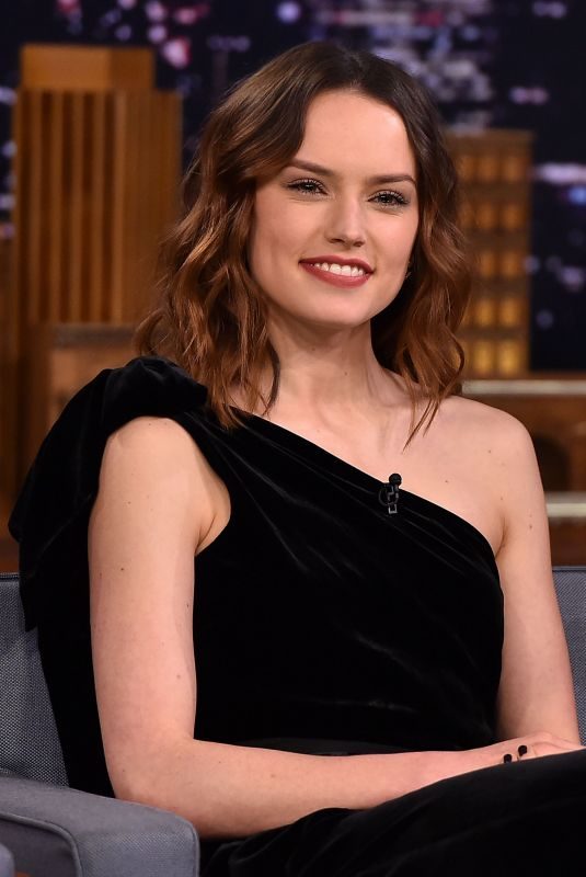 DAISY RIDLEY at Tonight Show Starring Jimmy Fallon in New York 11/28/2017