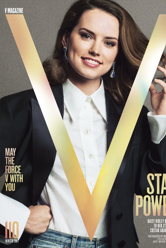 DAISY RIDLEY for V Magazine, Winter 2017 Issue