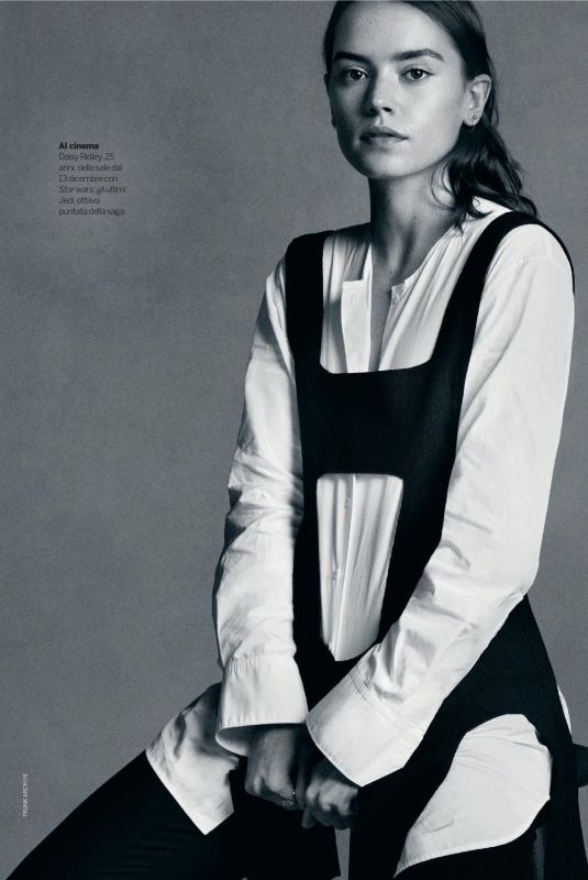 DAISY RIDLEY in Gioia! Magazine, November 2017