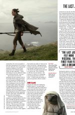 DAISY RIDLEY in Total Film Magazine, January 2018 Issue