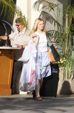 DAKOTA and ELLE FANNING Out in Los Angeles 11/25/2017
