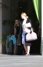 DAKOTA and ELLE FANNING Out in Los Angeles 11/25/2017