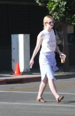 DAKOTA and ELLE FANNING Out in Los Angeles 11/25/2017