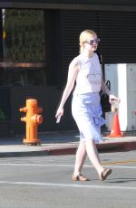 DAKOTA and ELLE FANNING Out in Los Angeles 11/25/2017