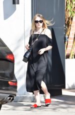 DAKOTA FANNING at Nine Zero One Salon in West Hollywood 11/27/2017