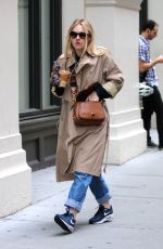 DAKOTA FANNING Out for Iced Coffee in New York 11/06/2017