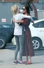 DAKOTA JOHNSON and MELANIE GRIFFITH Out for Coffee in West Hollywood 09/14/2017
