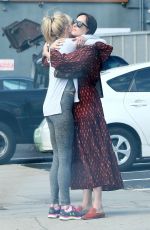 DAKOTA JOHNSON and MELANIE GRIFFITH Out for Coffee in West Hollywood 09/14/2017
