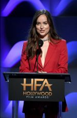 DAKOTA JOHNSON at 2017 Hollywood Film Awards in Beverly Hills 11/05/2017