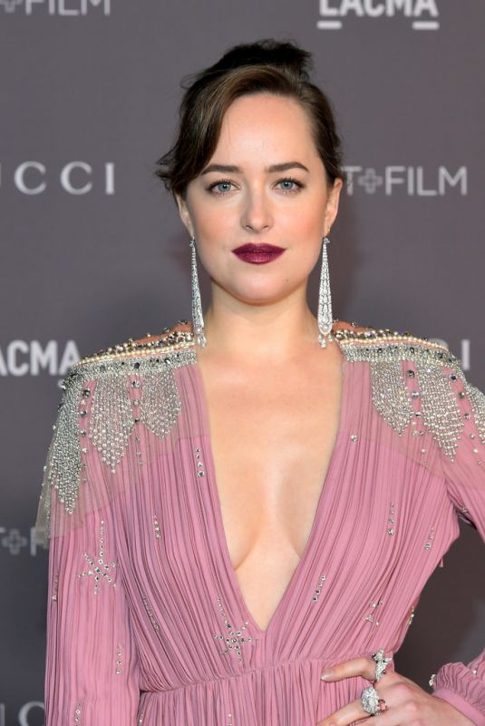 DAKOTA JOHNSON at 2017 LACMA Art + Film Gala in Los Angeles 11/04/2017