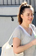 DAKOTA JOHNSON Leaves a Dance Studio in Hollywood 11/07/2017