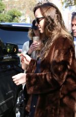 DAKOTA JOHNSON Leaves Her Hotel in New York 11/03/2017