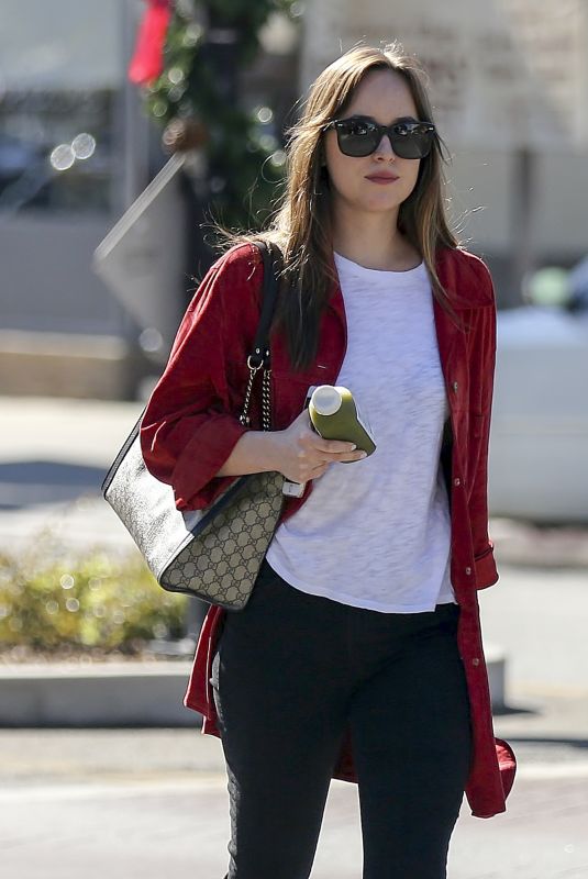 DAKOTA JOHNSON Out and About in Los Angeles 11/08/2017