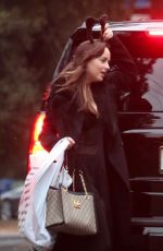 DAKOTA JOHNSON Trick or Treating on Halloween Night in Studio City 10/31/2017