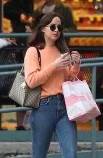 DAKOTA JOHSNON Shopping at Melrose Avenue in West Hollywood 11/12/2017
