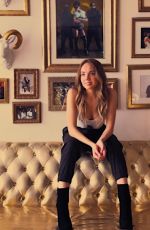 DANIELLE BRADBERY on the Set of a Photoshoot at Tidal Office, 2017