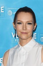 DARBY STANCHFIELD at Scandal Panel at Vulture Festival in Los Angeles 11/18/2017