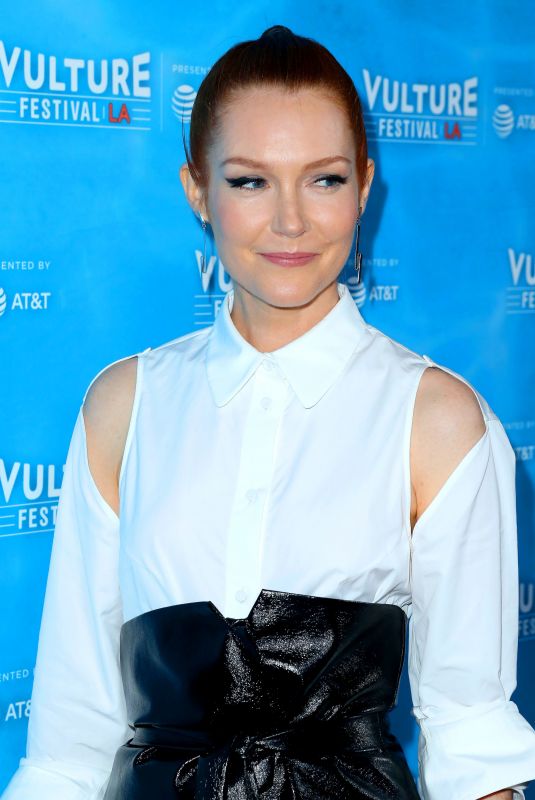 DARBY STANCHFIELD at Scandal Panel at Vulture Festival in Los Angeles 11/18/2017