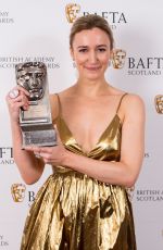 DEIRDRE MULLINS at British Academy Scotland Awards in Glasgow 11/05/2017