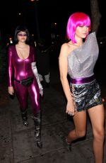 DELILAH and AMELIA HAMLIN at Halloween Party at Delilah in West Hollywood 10/31/2017