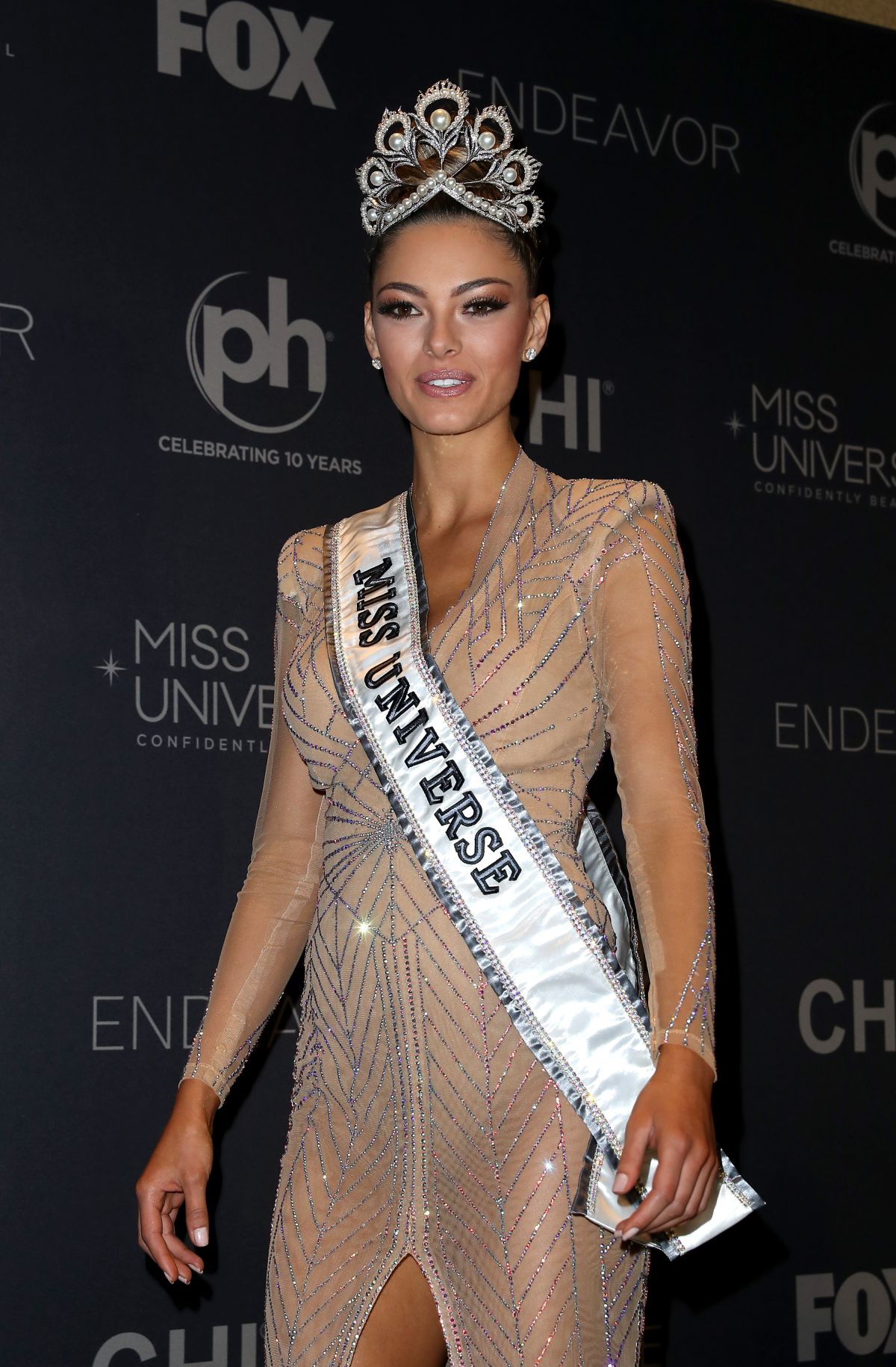 DEMI-LEIGH NEL-PETERS at 2017 Miss Universe Pageant in Las Vegas 11/26 ...