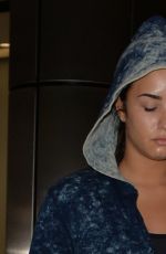 DEMI LOVATO at Heathrow Airport in London 11/09/2017