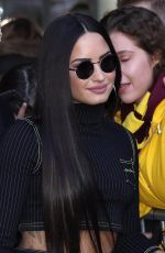 DEMI LOVATO Leaves BBC Radio One Studios in London 11/13/2017