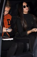 DEMI LOVATO Leaves BBC Radio One Studios in London 11/13/2017