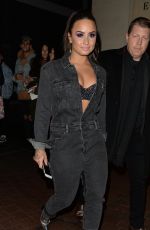 DEMI LOVATO Leaves Her Hotel in London 11/11/2017