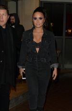 DEMI LOVATO Leaves Her Hotel in London 11/11/2017