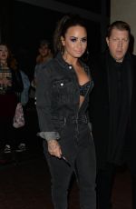 DEMI LOVATO Leaves Her Hotel in London 11/11/2017
