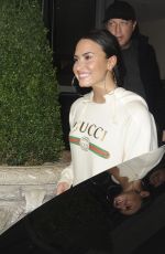 DEMI LOVATO Leaves Her Hotel in London 11/12/2017