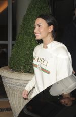 DEMI LOVATO Leaves Her Hotel in London 11/12/2017