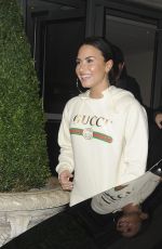 DEMI LOVATO Leaves Her Hotel in London 11/12/2017