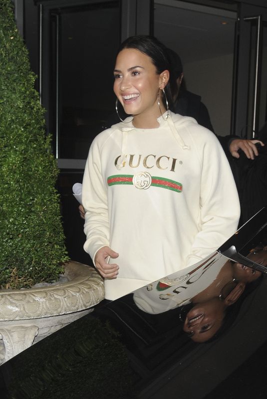 DEMI LOVATO Leaves Her Hotel in London 11/12/2017