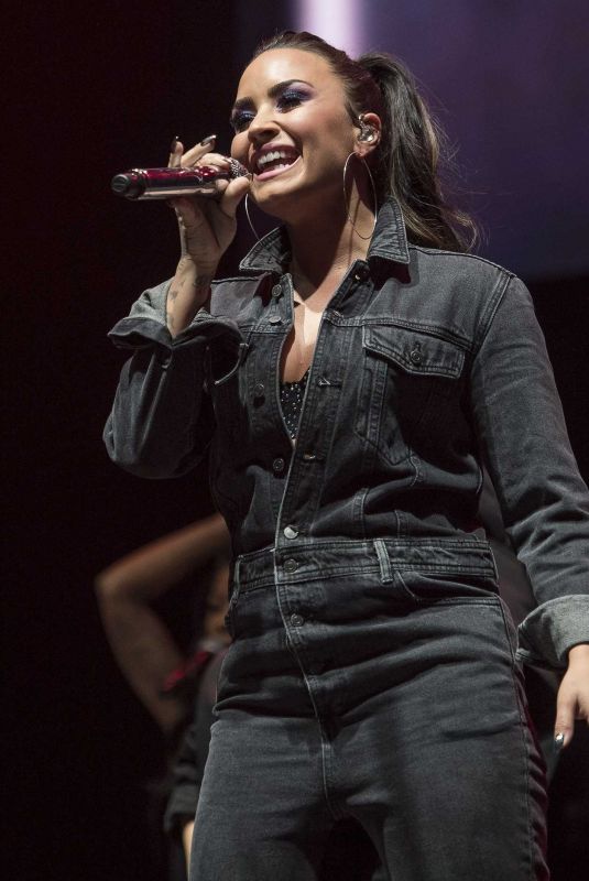DEMI LOVATO Performs at Free Radio Live in Birmingham 11/11/2017